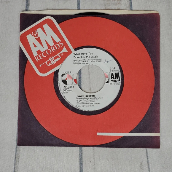 2/$25 Janet Jackson 1986  What Have You Done For Me Lately 45 Vinyl Record - Picture 1 of 8
